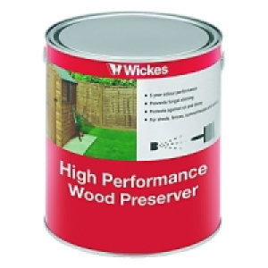 Wickes High Performance Wood Preserver 5L Golden Oak