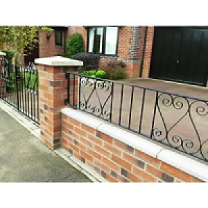 Wickes Chelsea Wall Railing 365x1830mm £29.99