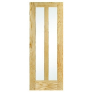 Wickes Hitchin Internal Glazed Oak Door 2 Panel 1981x686mm