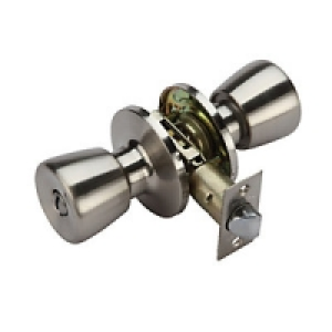 Wickes Privacy Knob Set Satin Nickel Finish £17.60