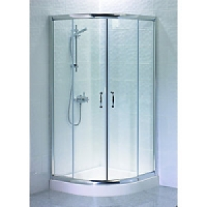 Wickes Quadrant Shower Enclosure Silver Effect Frame Box 1 o £171.59