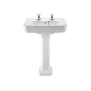 Wickes Charm Ceramic Basin with Full Pedestal 600mm £70.00