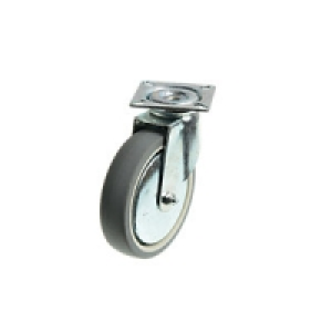 Wickes 100mm Heavy Duty Castor Wheel Swivel Plate Pack 2