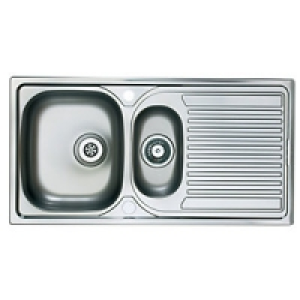 Wickes 1 1/2 Bowl Reversible Sink £79.00