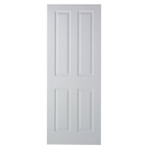 Wickes Stirling Internal Fire Door White Grained Moulded 4 P £81.99
