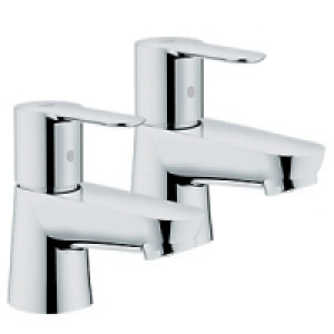 Grohe Get Pillar Taps Chrome