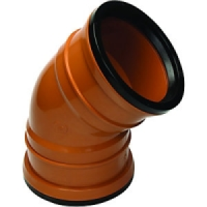 Wickes 110mm Terracota Drain 45 Deg Double Socket Bend £7.49