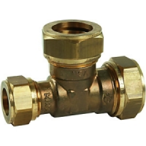 Wickes Compression Reducing Tee 22 x 15 x 22mm £3.69
