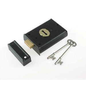 Yale P-402-BK Rim Lock Black