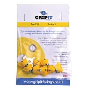 Grip It Type 13-2 Plasterboard Fixing 4.0 x 25mm Pack 8