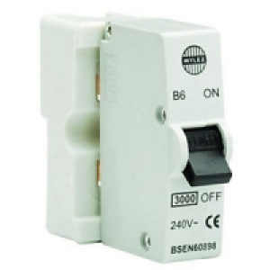 Wylex Type B Plug-In Mini Trip Circuit Breaker 6 Amp