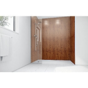 Wickes Brass Laminate Panel 2400x900mm SQ