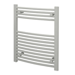 Kudox Towel Radiator 600 x 750mm Curved White &pound;59.99