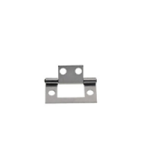 Wickes Flush Hinge Chrome Plated 38mm 20 Pack £9.49