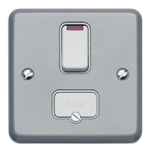 MK Metalclad 13A Dp Sw. Conn Unit/Neon £14.99