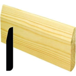 Wickes Dual Purpose Pine Large Round/Chamfered Skirting 15x9 £18.49
