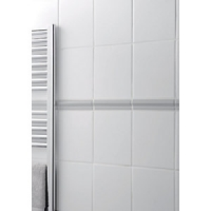 Wickes White Gloss Ceramic Wide Rail Border Tile 200x50mm £14.99