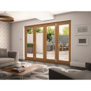 Wickes Albery External Door Folding Set Oak 10ft Wide £3.69