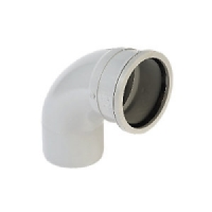 Wickes 110mm Grey Soil Pipe 92.5 Deg Bend £9.19