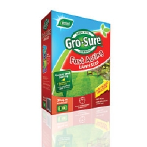 Gro-sure Fast Acting Lawn Seed 30m2 £10.00