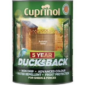 Cuprinol 5 Year Ducksback Autumn Gold 5L £14.99