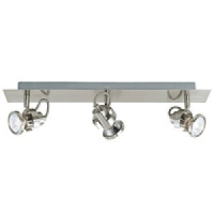Eglo Tukon Spotlights Satin Nickel Triple Bar