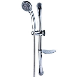 Wickes Three Mode Handset & Riser Rail Kit Chrome