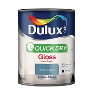 Dulux Quick Dry Gloss Proud Peacock 750ml £15.99