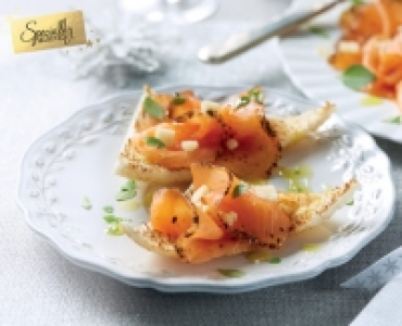 Specially Selected Scottish Dry Cured Pesto Salmon with Parm