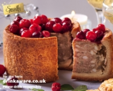 Specially Selected Cranberry Topped Pork Pie