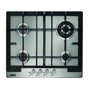 Zanussi ZGG66424XA 4 Burner Gas Hob Stainless Steel 600mm £279.00