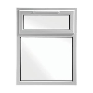 Wickes uPVC A Rated Casement Window White 1010x610mm Top Hun
