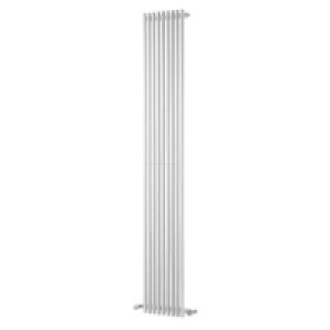 Wickes Stratus Vertical Radiator Round White 1800x500mm