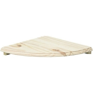 Wickes Pine Corner Shelf Kit 300mm