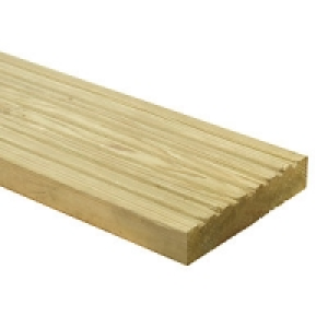 Wickes Premium Treated Pine Decking Board 2.4m