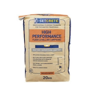 Setcrete High Performance Floor Levelling Compound 20kg £21.99