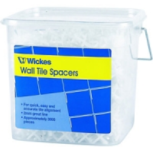 Wickes Wall Tile Spacers 2mm 3000 Pack £8.99