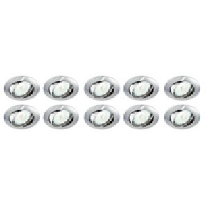 Classic Tilted Downlight Chrome 10 Pack