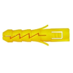 Wickes Plastic Wallplugs & Screws 5mm PK20 &pound;2.99