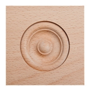 Wickes Light Hardwood Architrave Block Moulding 89 x 89mm £5.65