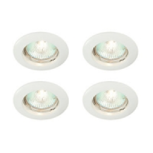 Classic Fixed Downlight White 4 Pack