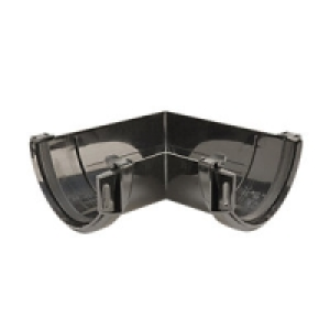 Wickes Black High Capacity Gutter 90 Deg External Angle £5.09