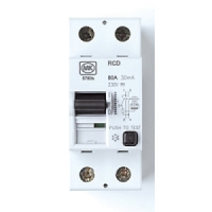 MK RCD Double Pole Two Module 80A 30MA