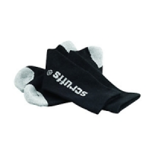 Scruffs Worker Socks Black Universal Size Pack 3