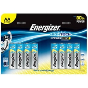 Energizer High Tech Powerboost Batteries AA 8 Pack £3.99