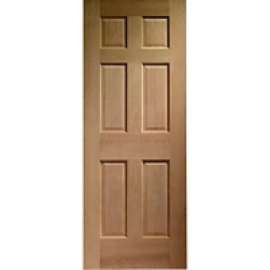 Wickes Colonial External Oak Veneer Door 6 Panel 1981x762mm