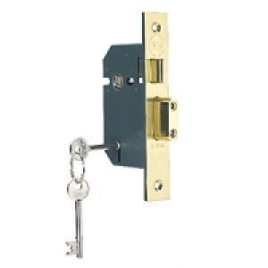 Yale P-M550-PB-65 5 Lever Sashlock 64mm Brass