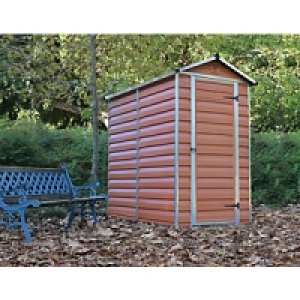 Palram Skylight Amber Shed 4 x 6