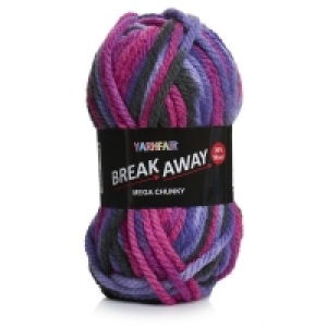 Wilko  Yarnfair Breakaway Mega Chunky 100g 70% Acrylic, 30% Wool Sh