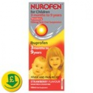 Nurofen For Children 3+ Months Strawberry Li £3.21